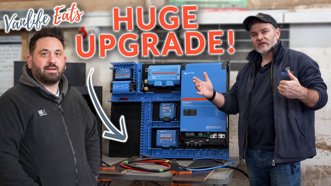 Отказ от газа: полностью электрическое приготовление пищи в автодоме с питанием от сети Victron, ...