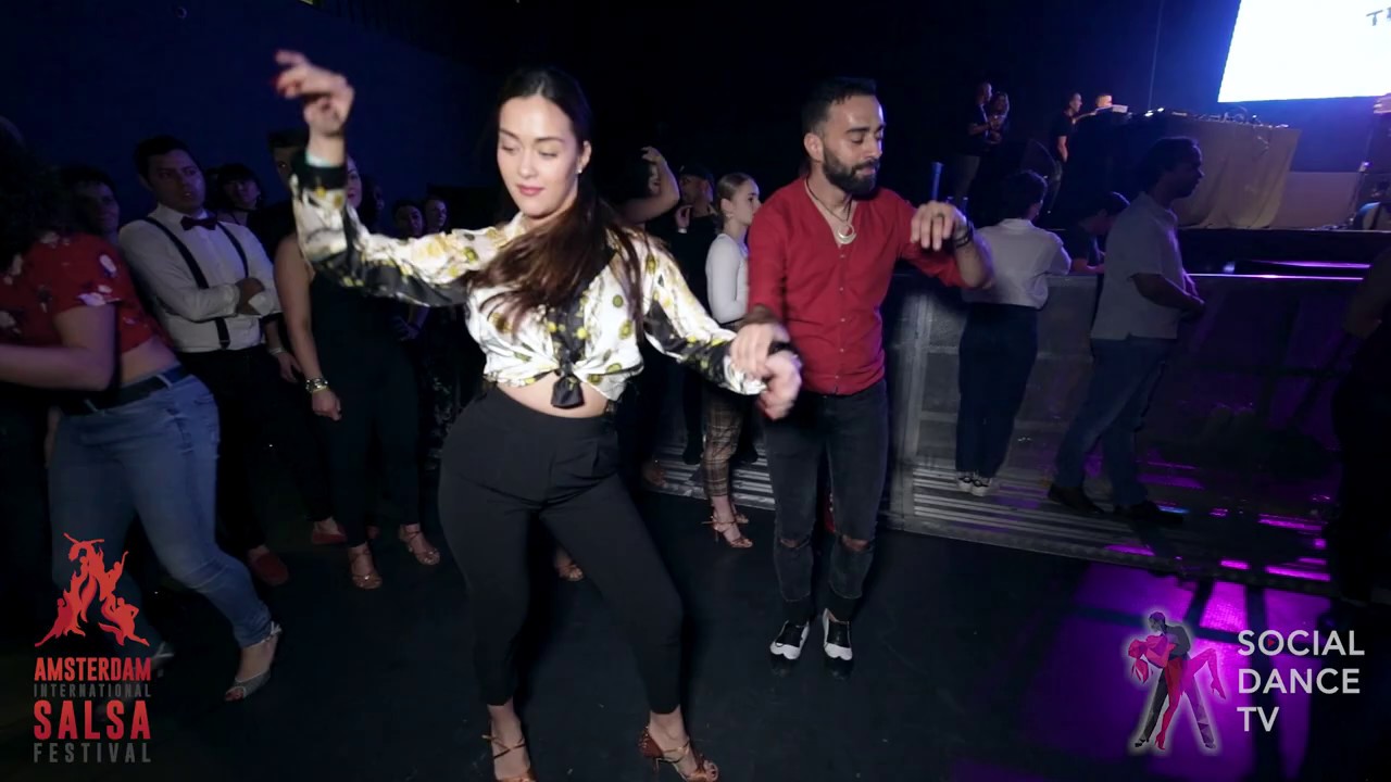 Talal Benlahsen & Shelina - Salsa social dancing | Amsterdam International Salsa Festival 2019