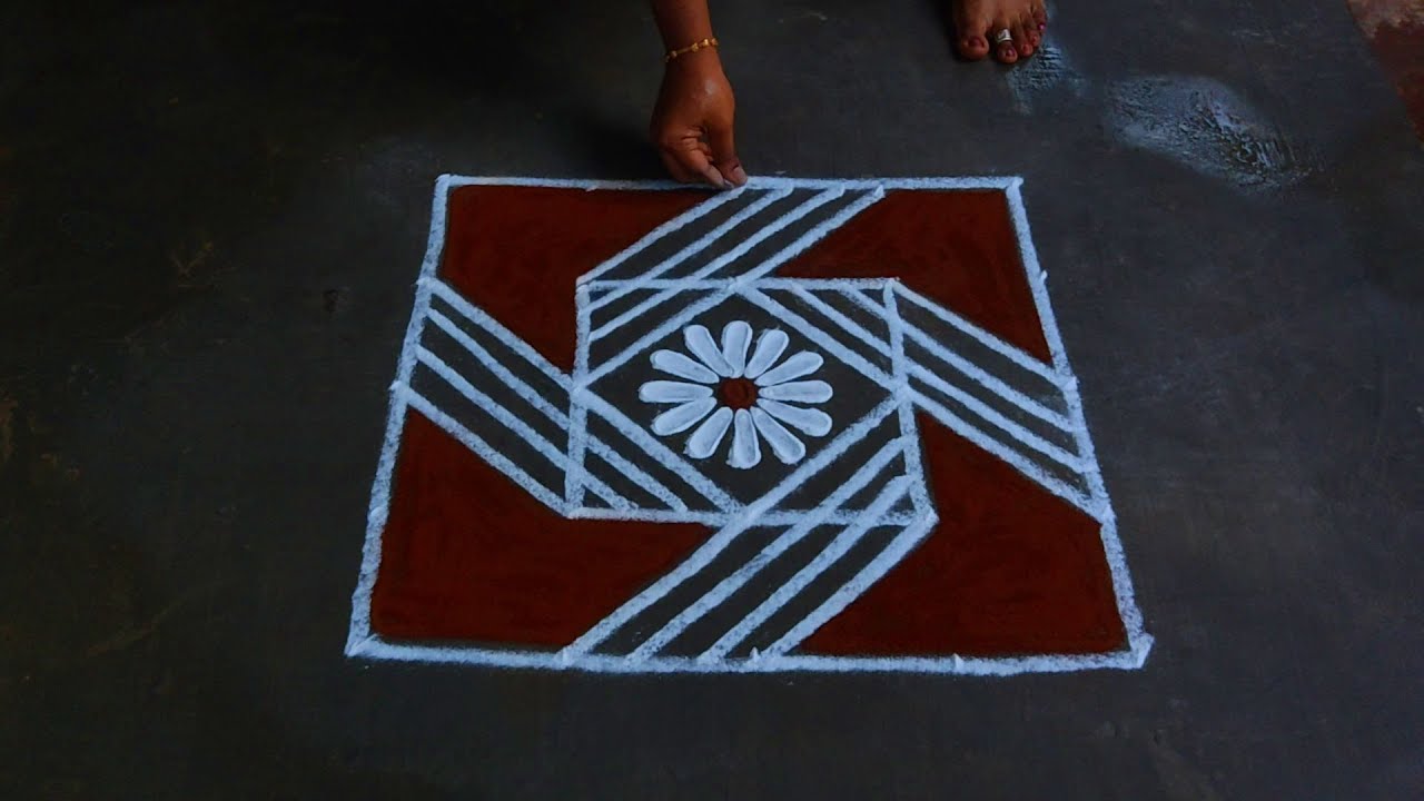 Varalakshmi pooja padi kolam🌹aavani madham kolam🌹sravana masam muggulu🌹New muggulu🌹Creative rangolis