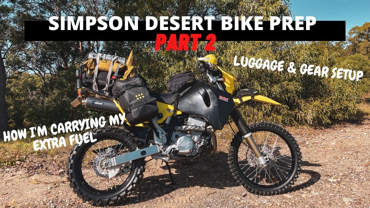 LUGGAGE SETUP & EXTRA FUEL CARRYING | SIMPSON DESERT | DRZ400E