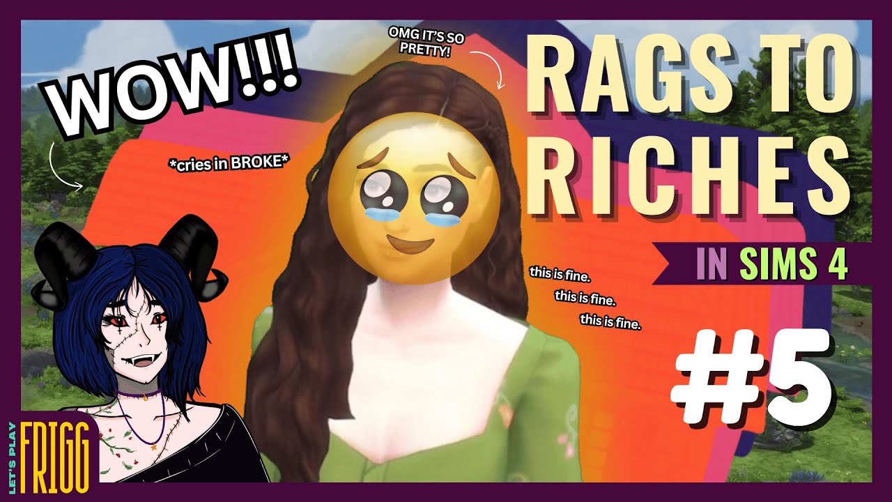EMILY'S CABIN MAKEOVER! | SIMS 4: RAGS TO RICHES CHALLENGE (EP. 5)