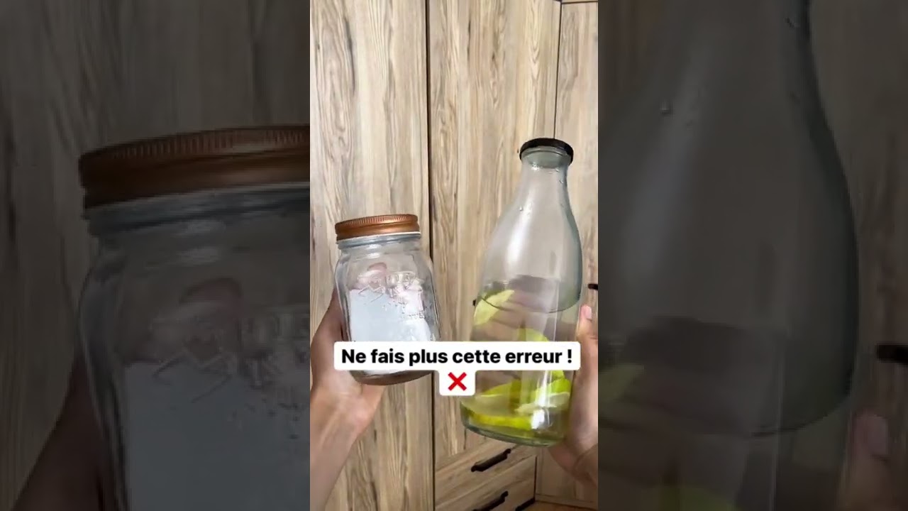 M&eacute;langer le vinaigre blanc et le bicarbonate de soude