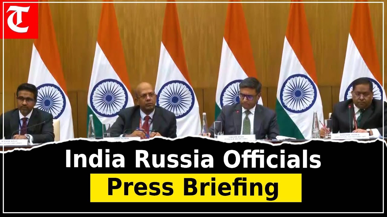 India-Russia Press Briefing: Misri, Jaiswal, Singh & Ambassador Vinay Kumar Speak