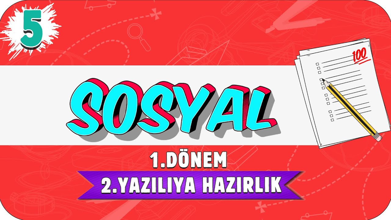 5.Sınıf Sosyal 1.Dönem 2.Yazılıya Hazırlık | 2021 📝