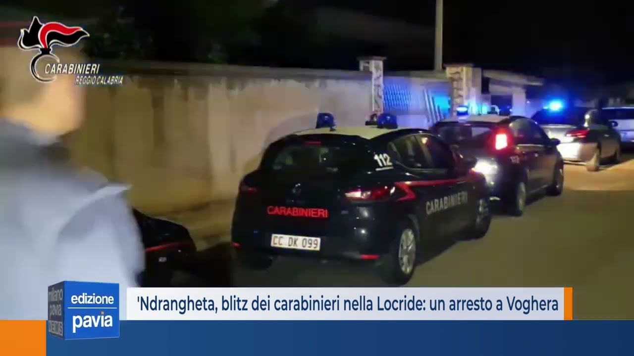 'Ndrangheta, blitz dei carabinieri nella Locride: un arresto anche a Voghera