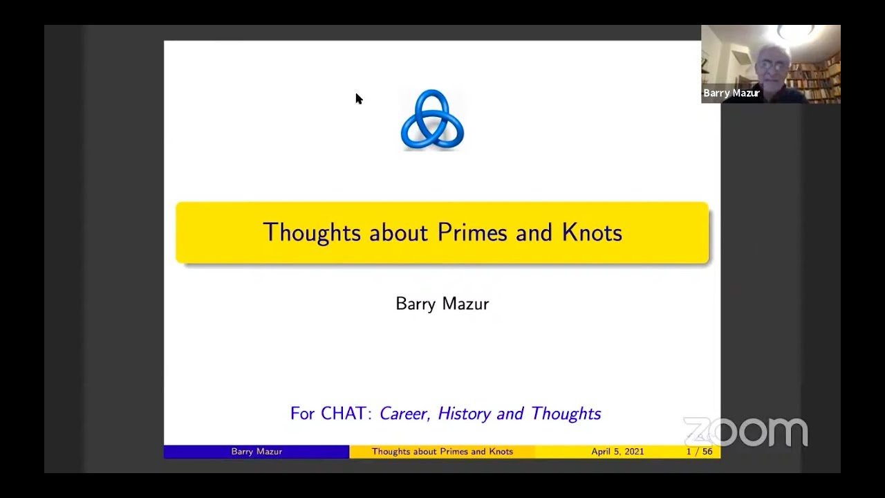 CHAT - Mazur, Thoughts about Primes and Knots
