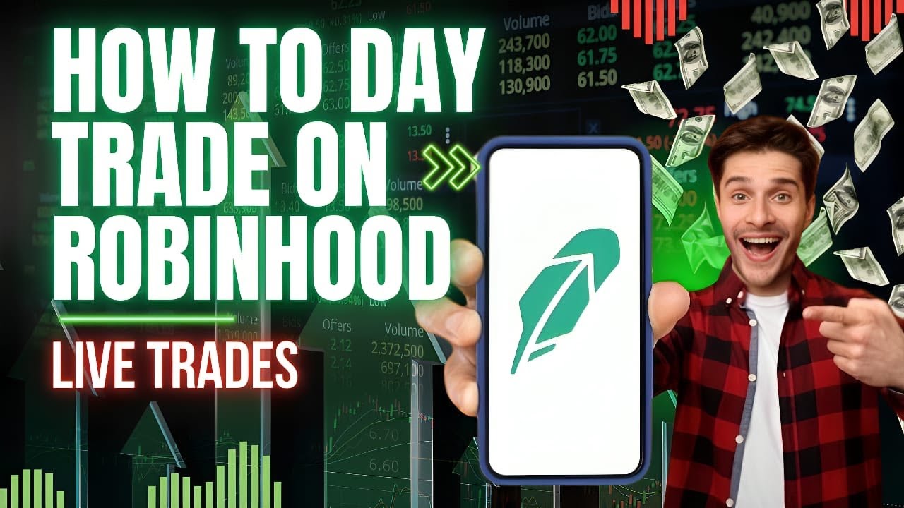 How To Day Trade On Robinhood | Live Trades $370