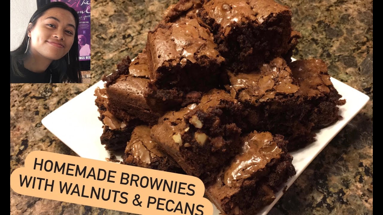How to Make: Homemade Brownies with Walnuts & Pecans