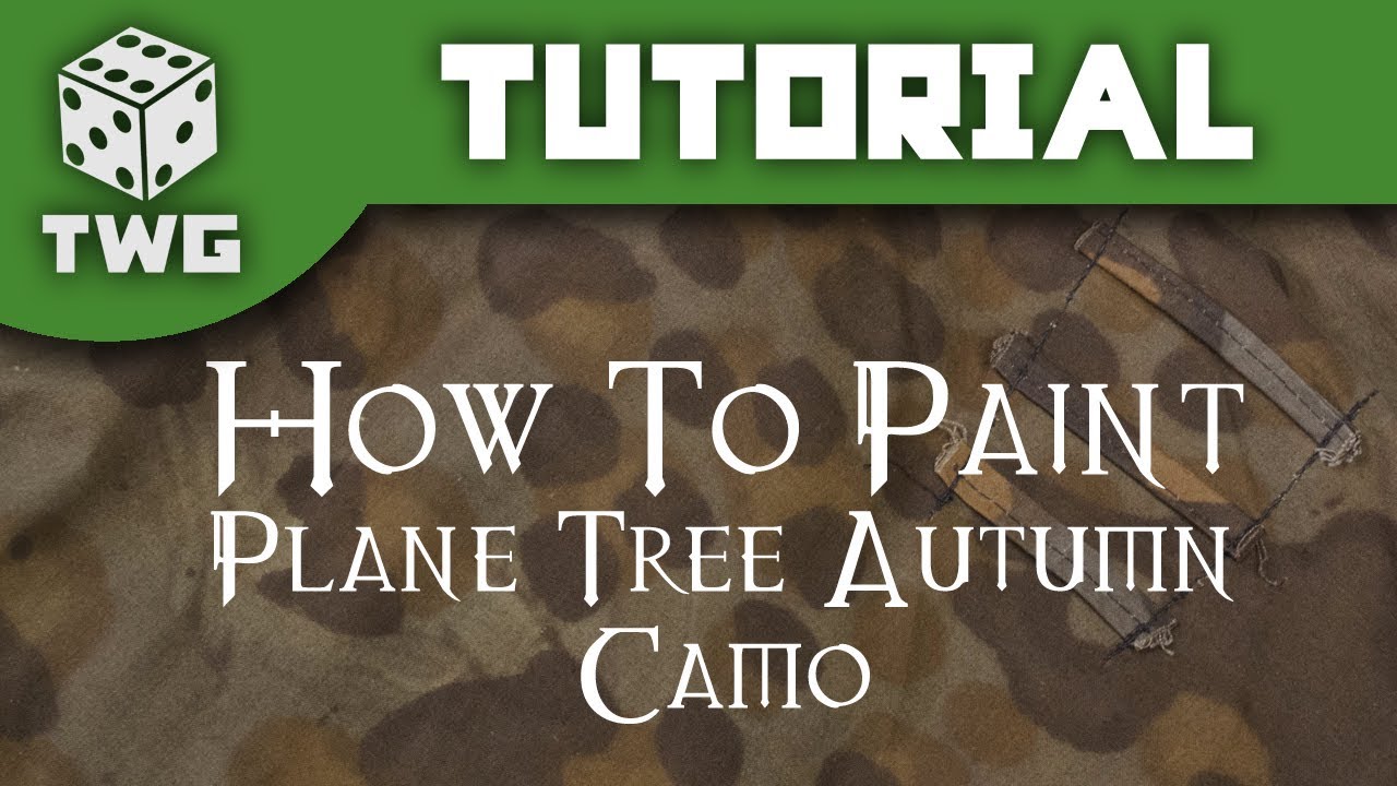 Advanced Techniques: Waffen SS Plane Tree Autumn Camo