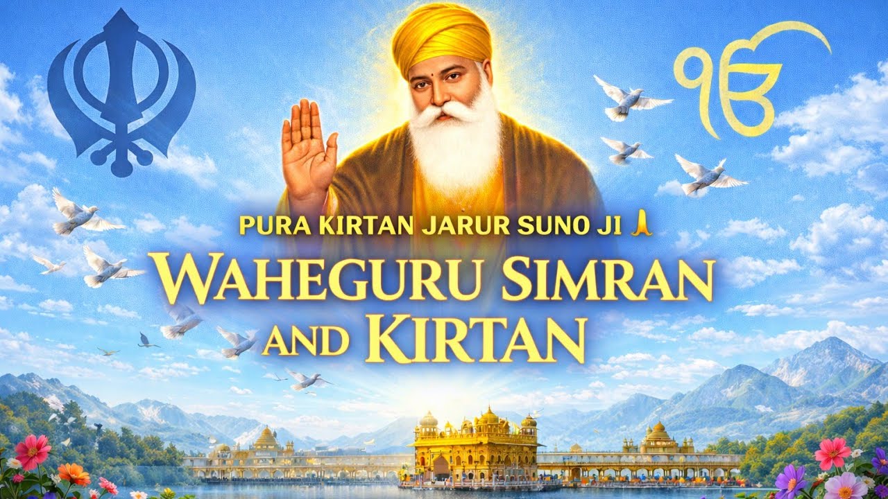 🙏Listen Daily Waheguru Simran 🙏 Divine Gurbani Kirtan✨Sri Harmandir Sahib | Golden Temple AMRITSAR 🌸
