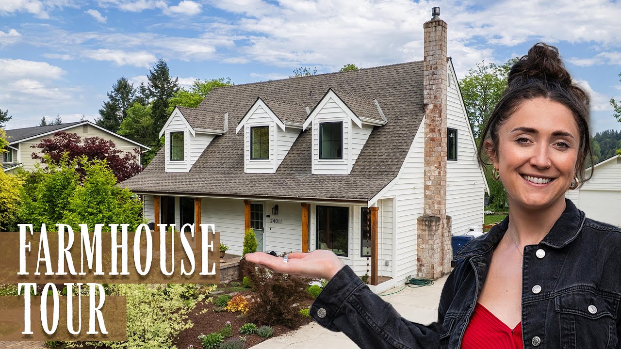 $1,090,000 Woodinville, WA Home Tour | Cutest Farmhouse with a Dreamy Backyard!