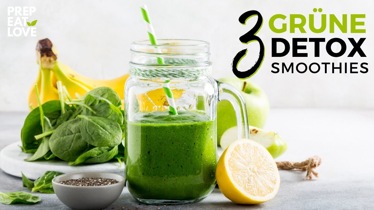 3 GENIALE DETOX SMOOTHIES zum Abnehmen & Entgiften