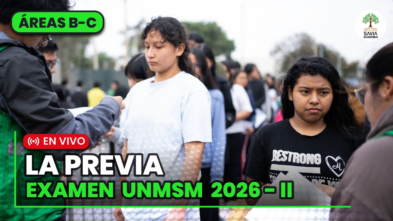 🔴EN VIVO | LA PREVIA EXAMEN UNMSM 2026 - II 📚 |San Marcos es Verde 🌱