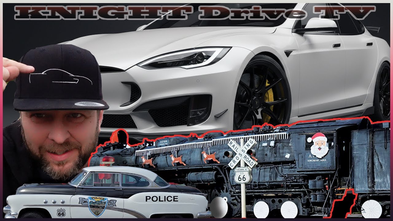 RT66 Cars Steam Engines Road Trip в Tesla Plaid | WOW