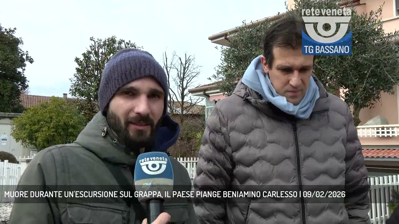 MUORE DURANTE UN'ESCURSIONE SUL GRAPPA, IL PAESE PIANGE BENIAMINO CARLESSO | 09/02/2026