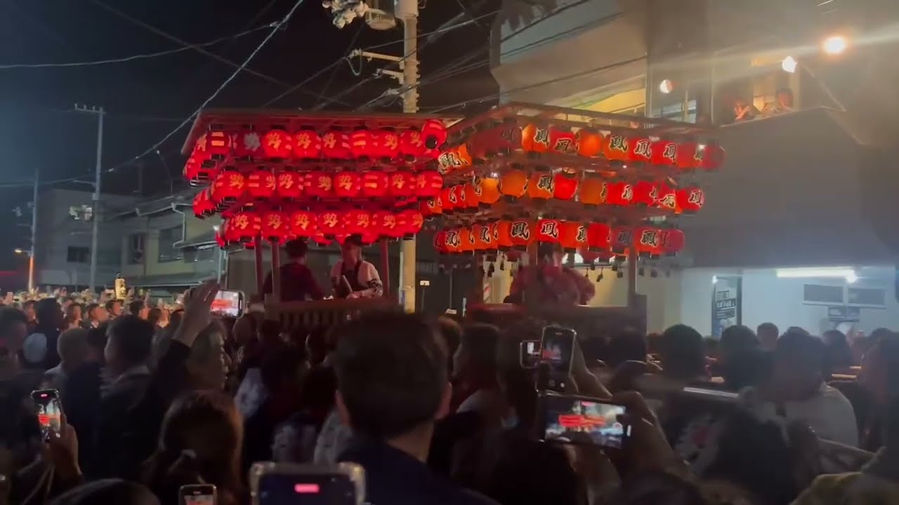 #さぬき市 #志度 #祭り #2024#勢組#鳳組#かきくらべ#駅前