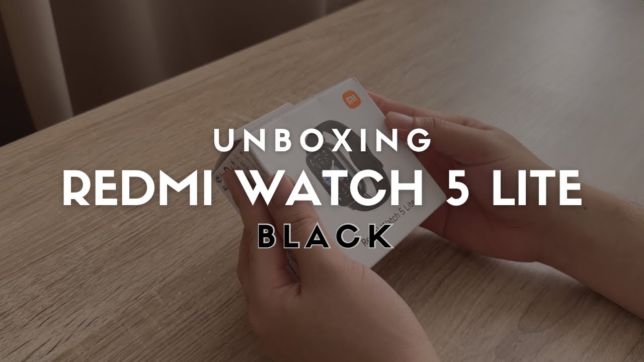 Is a cheap smartwatch worth it? | Unboxing the Xiaomi Redmi Watch 5 Lite in Black