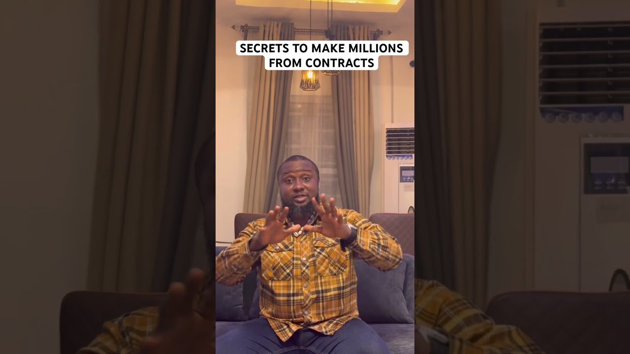 GOOD EVENING BUSINESS! ❤️ HOW TO MAKE MILLIOMS FROM  CONTRACTS . #money  #business  #bigbusiness