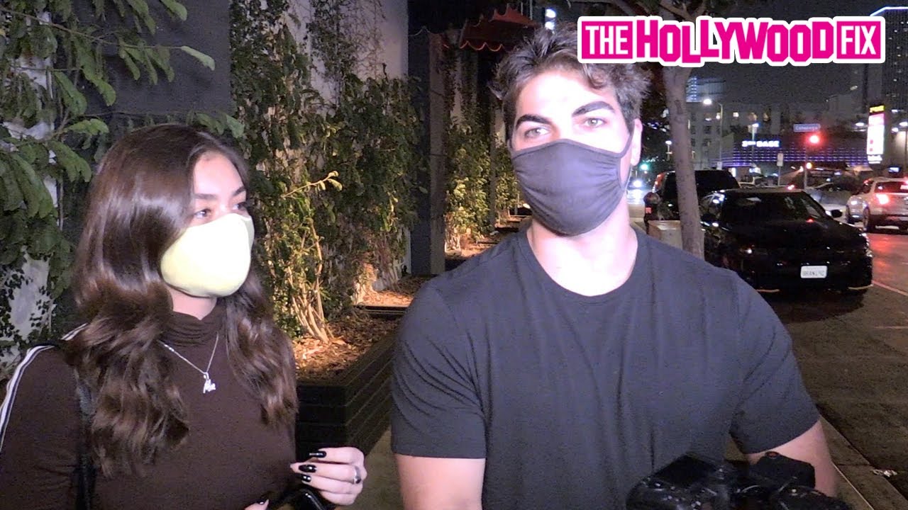 Thomas Petrou, Alex Warren, Kouvr & Mia Leave Addison Rae's Birthday Dinner At The Highlight Room