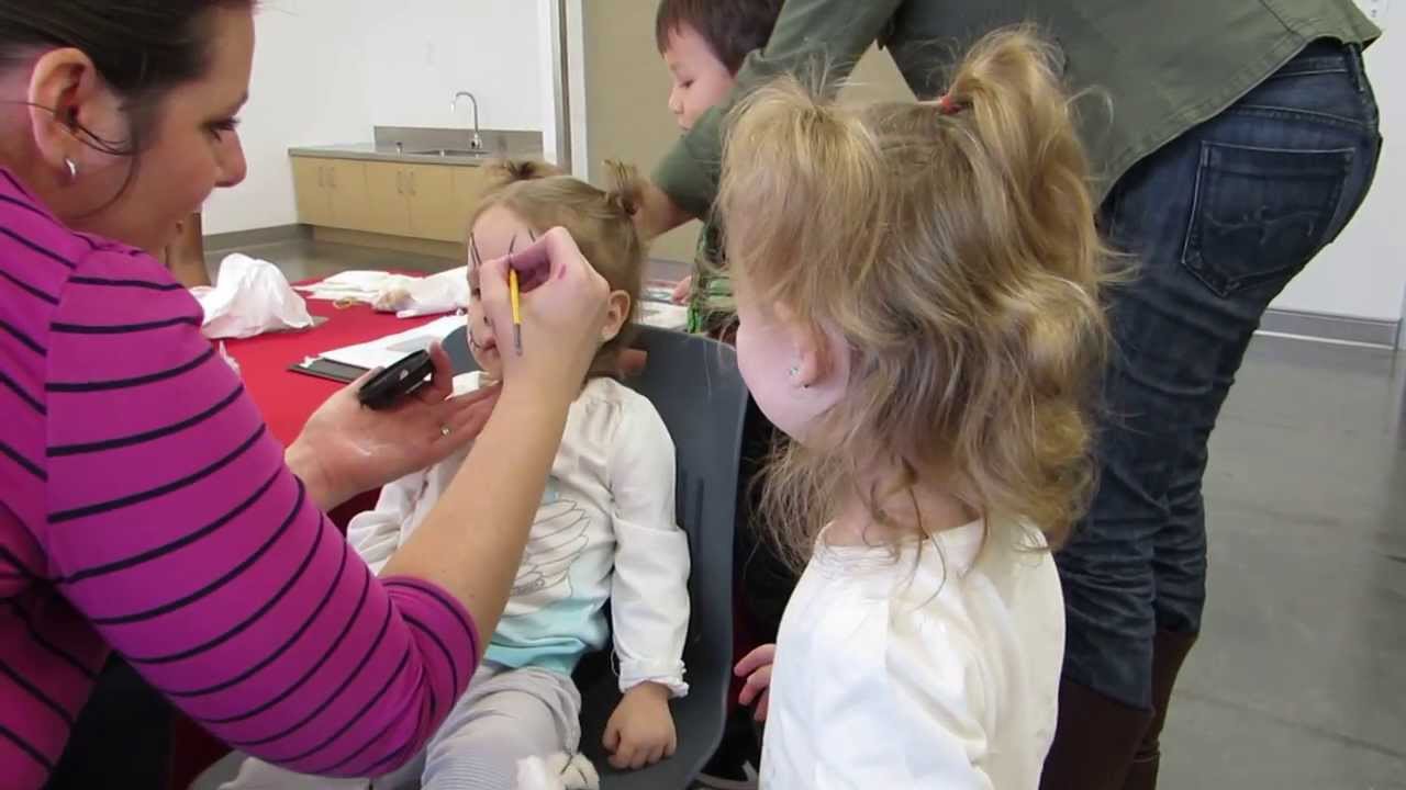 Kara's first face painting