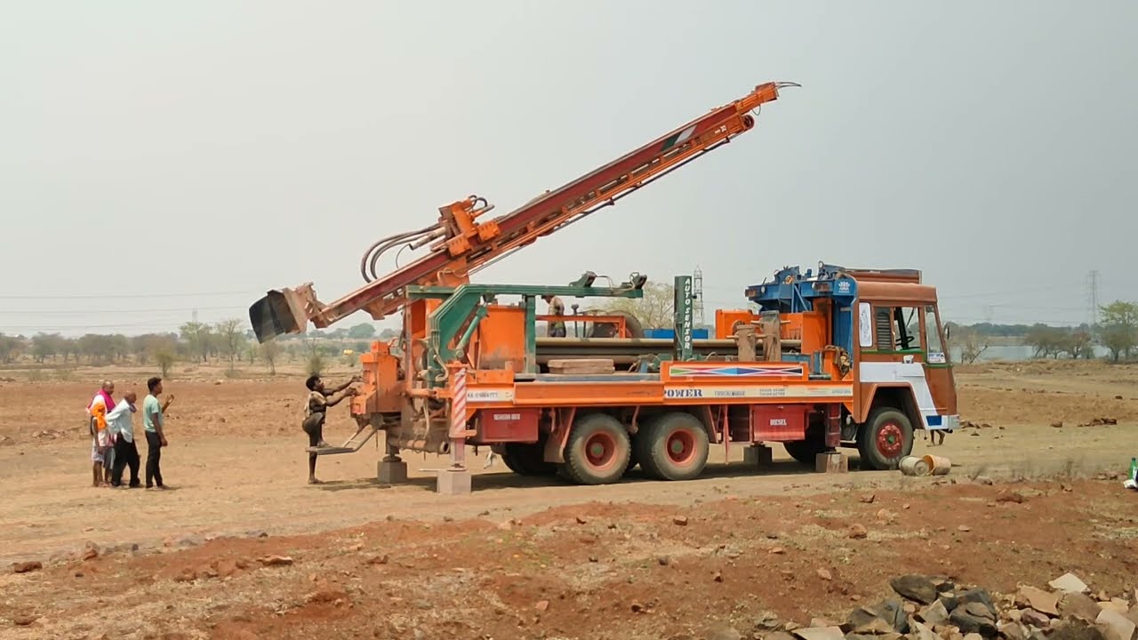 Borewell drilling -Borewells drilling 10 HP मोटर 100% पानी Step By Step नारियल जाँच विधि drilling