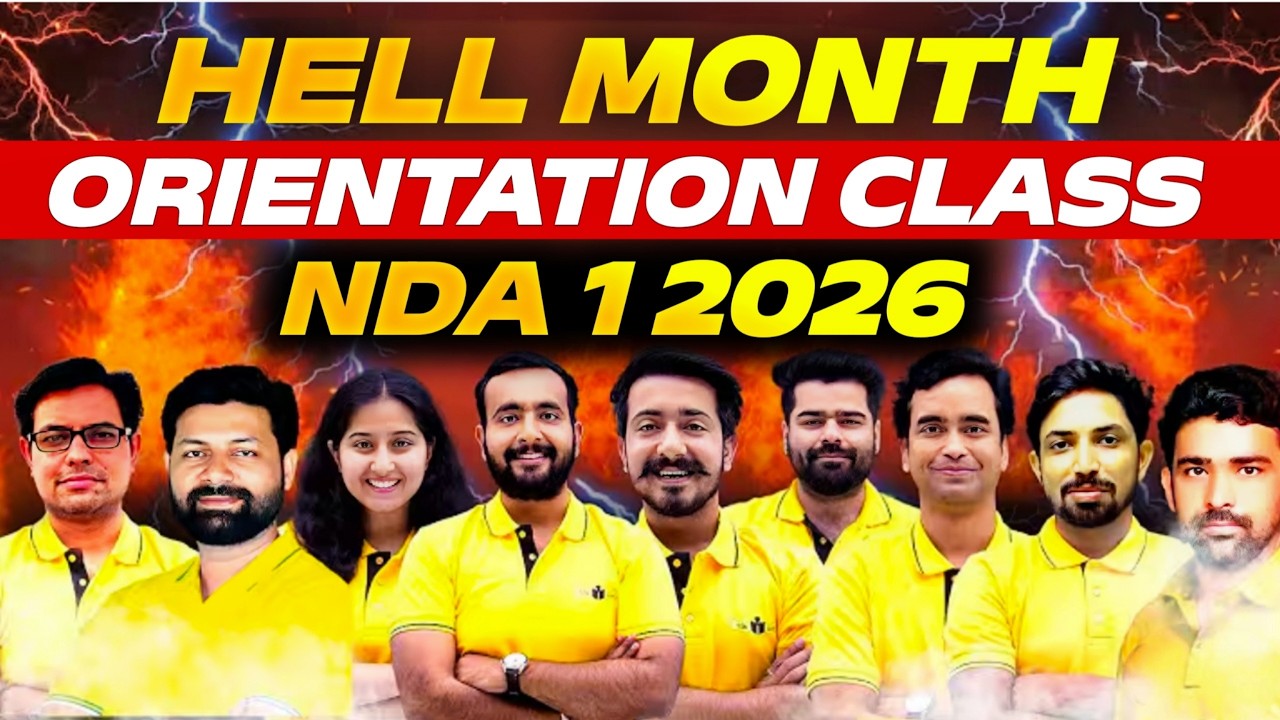 Hell Month Orientation Session || Free 1 Month Crash Course For NDA 1 2026