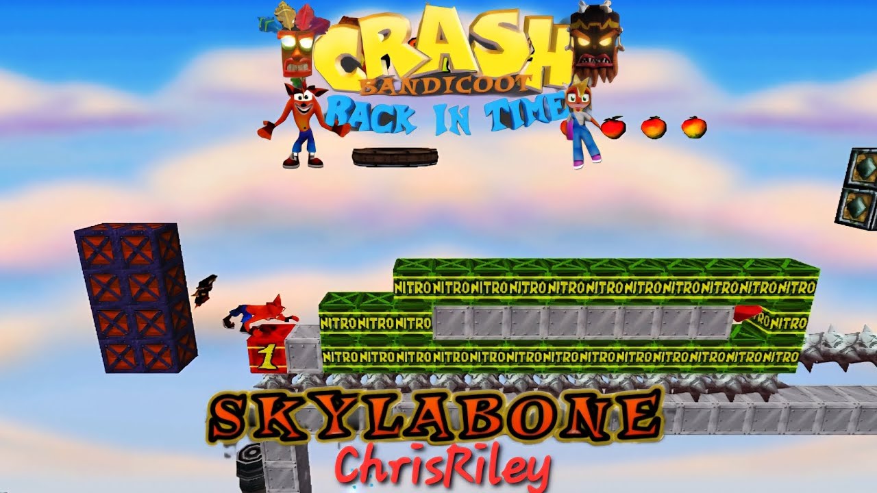 Crash Bandicoot - Back In Time Fan Game: Custom Level: Sky Lab By ChrisRiley