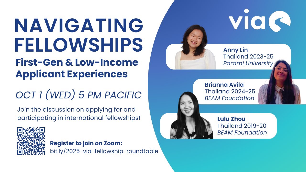 Navigating Fellowships: First Gen Low Income Experiences