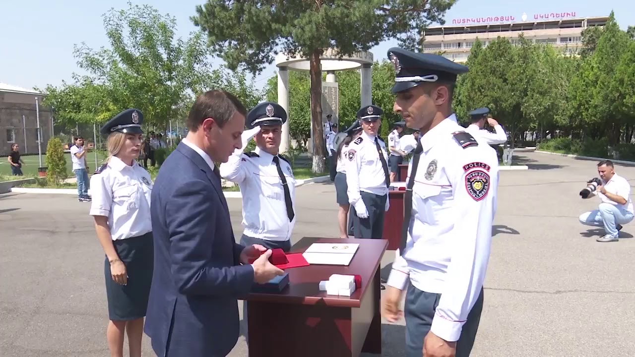 Դիպլոմների հանձնման հանդիսավոր արարողություն ոստիկանության կրթահամալիրում