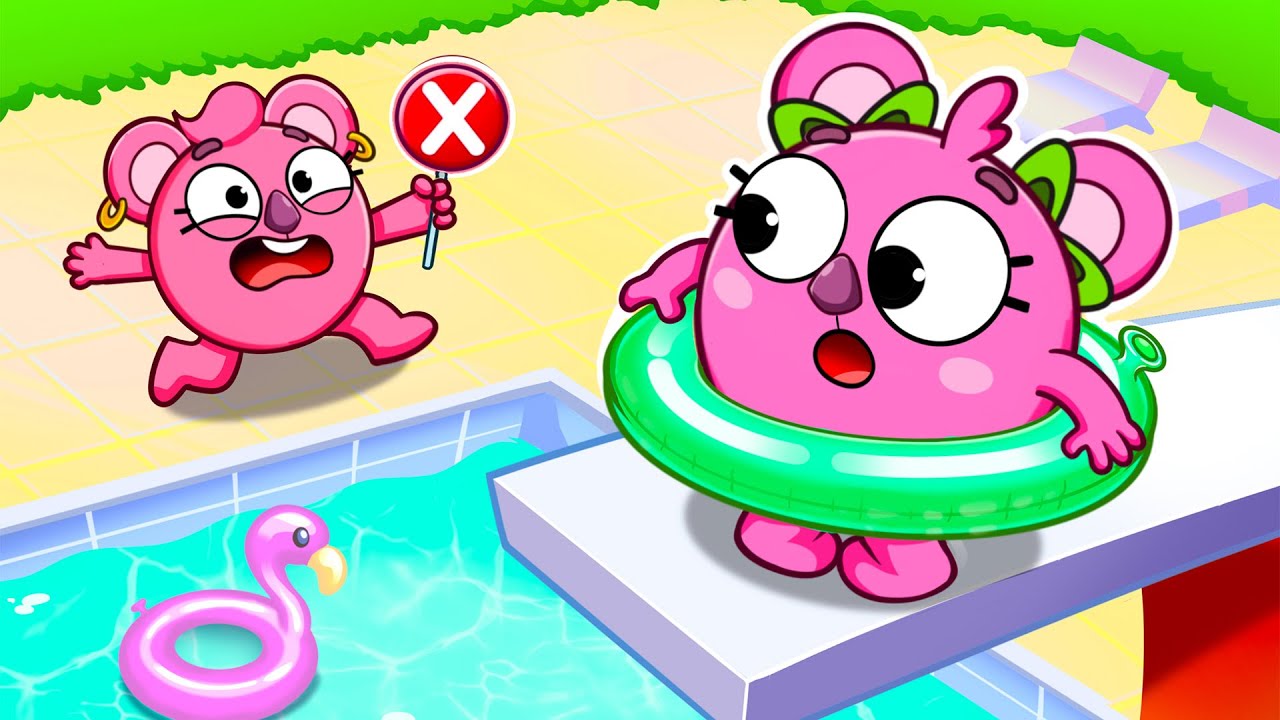 💦 Splash Into Water Park Fun! | Pool Safety Rules | Kids Songs | TinyTracks TV