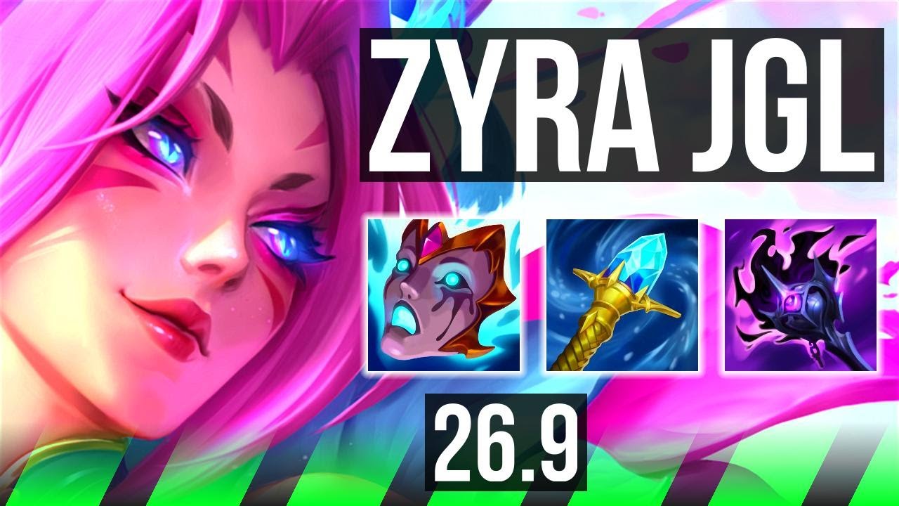 ZYRA vs AATROX (JGL) | Deathfire Touch | EUW Grandmaster | 26.9