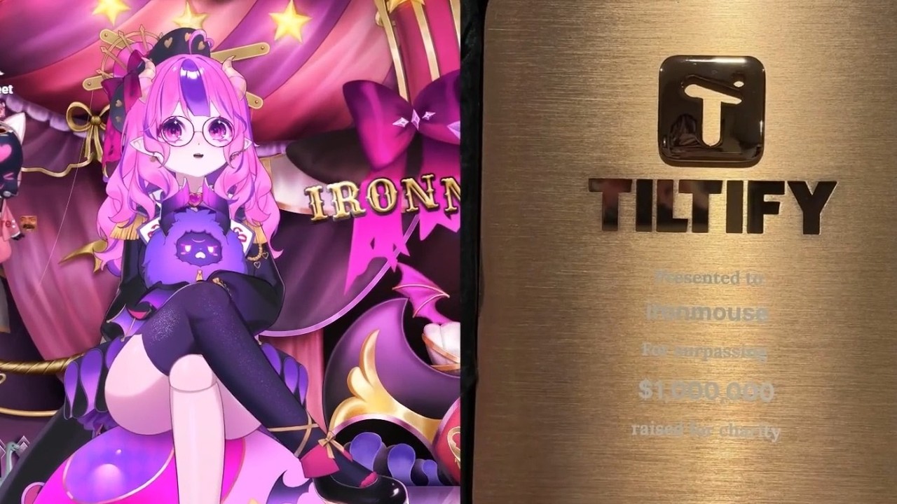 Ironmouse Got A Reward From Tiltify