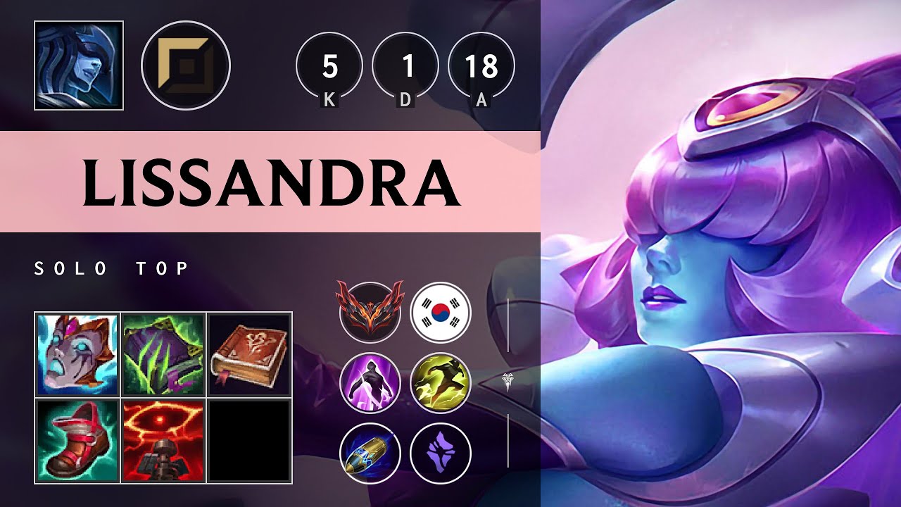 Lissandra Top vs Sylas - KR Grandmaster Patch 25.04