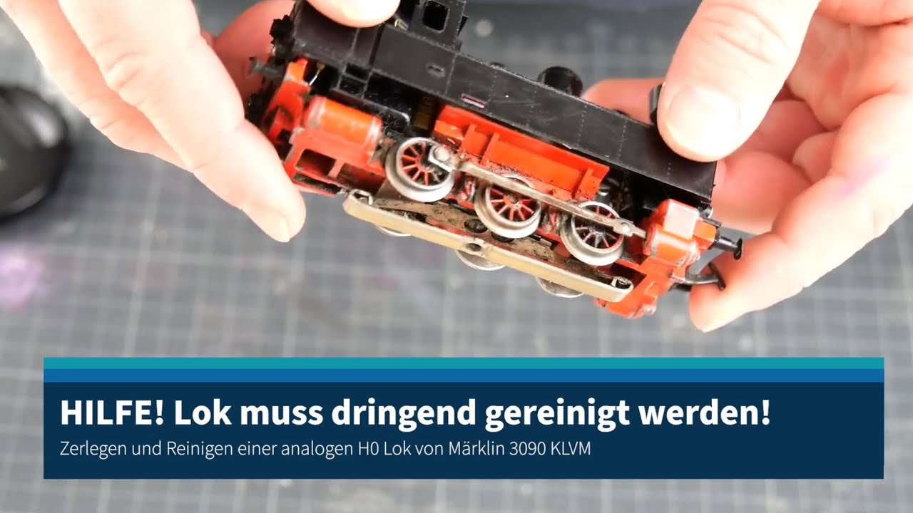 Reinigung einer analogen Märklin Lok KLVM 3090?