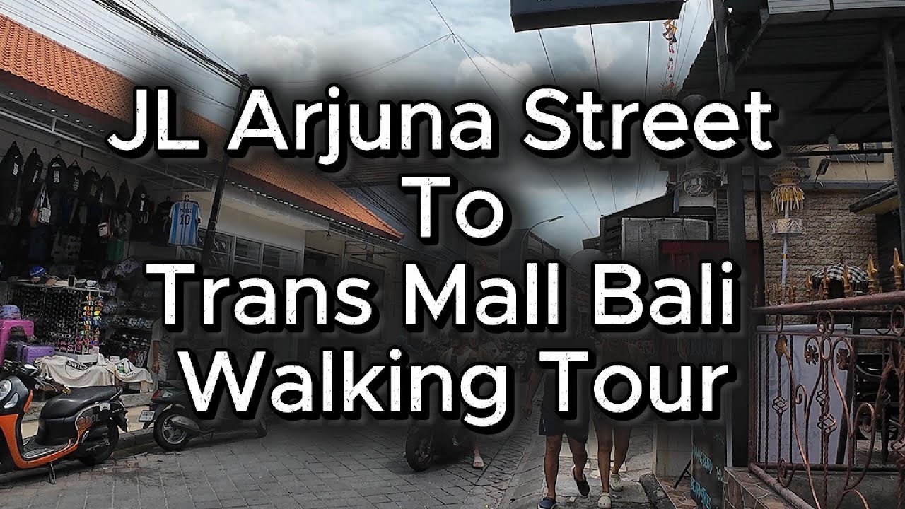 Seminyak Arjuna Street to Trans Mall Walkin Tour