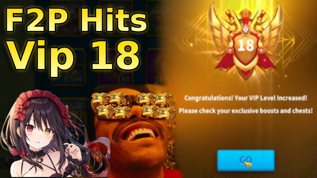 F2P Hits VIP 18 🥳🥳🥳!
