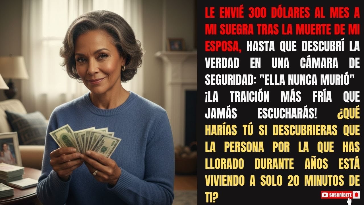 😱💔Le envié 300 dólares al mes a mi suegra tras la muerte de mi esposa, hasta que descubrí la verdad
