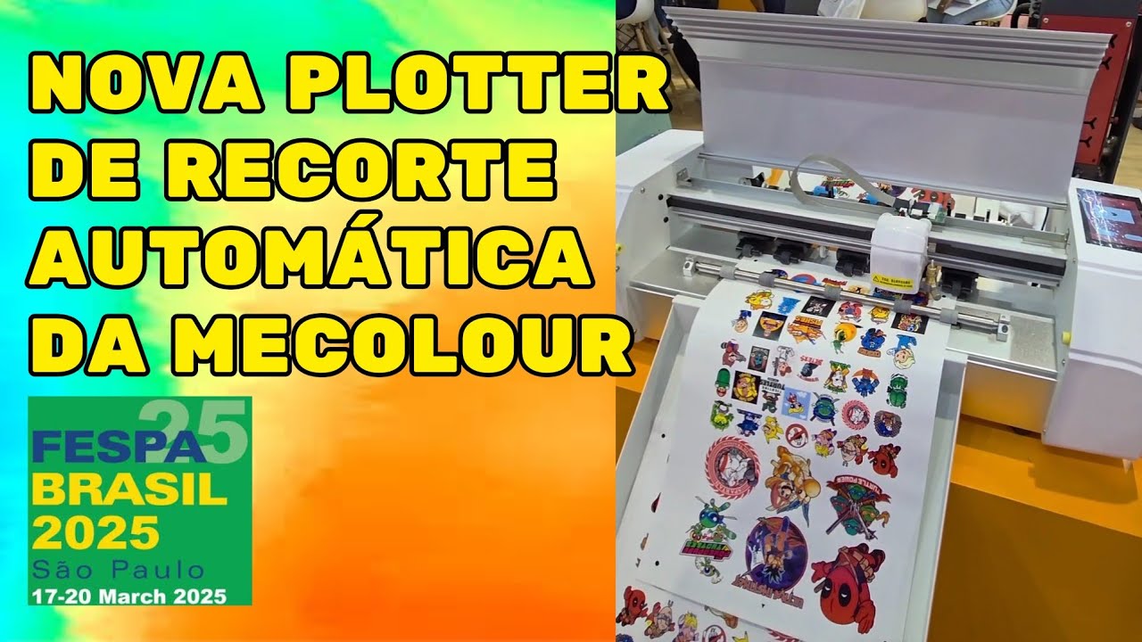 Nova Plotter de Recorte Automático da Mecolour
