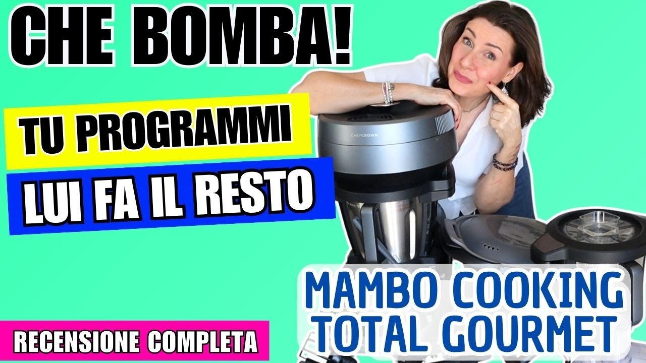 ROBOT DA CUCINA CON DISPENSER AUTOMATICO CECOTEC MAMBO TOTAL GOURMET | Barbara Easy Life