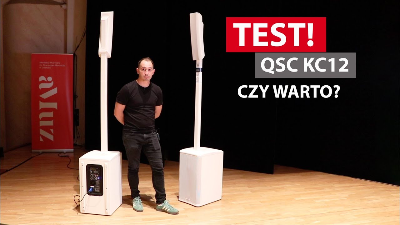 Jak gra QSC KC12? Nowy system kolumnowy z 3000 W mocy i DSP