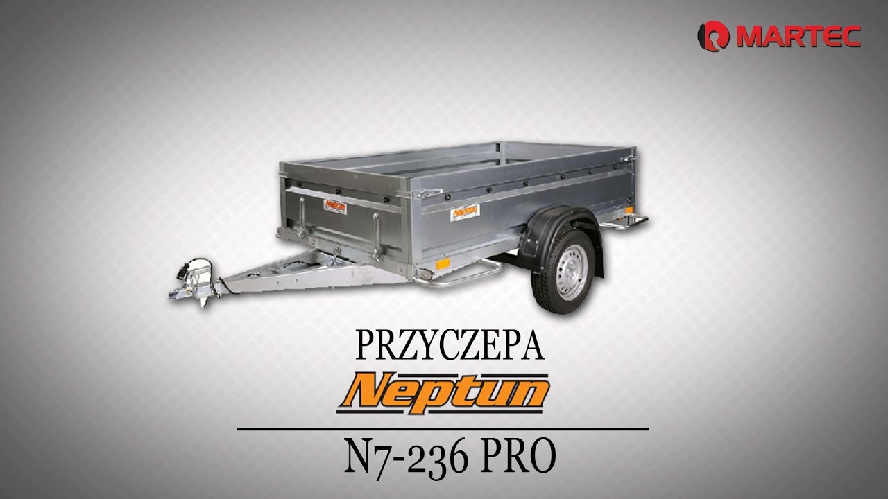 MARTEC Tarn&oacute;w prezentuje: przyczepa Neptun N7-236 PRO