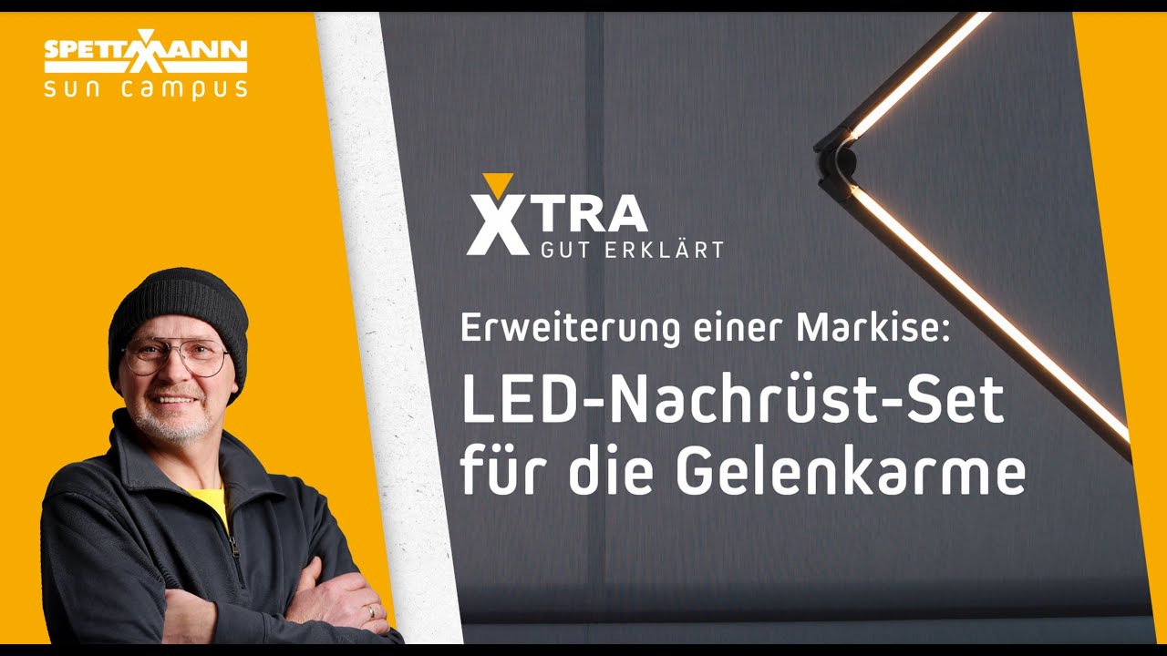 LED Stripes: Einfach nachrüsten! Montageanleitung Schritt für Schritt – Spettmann Markise