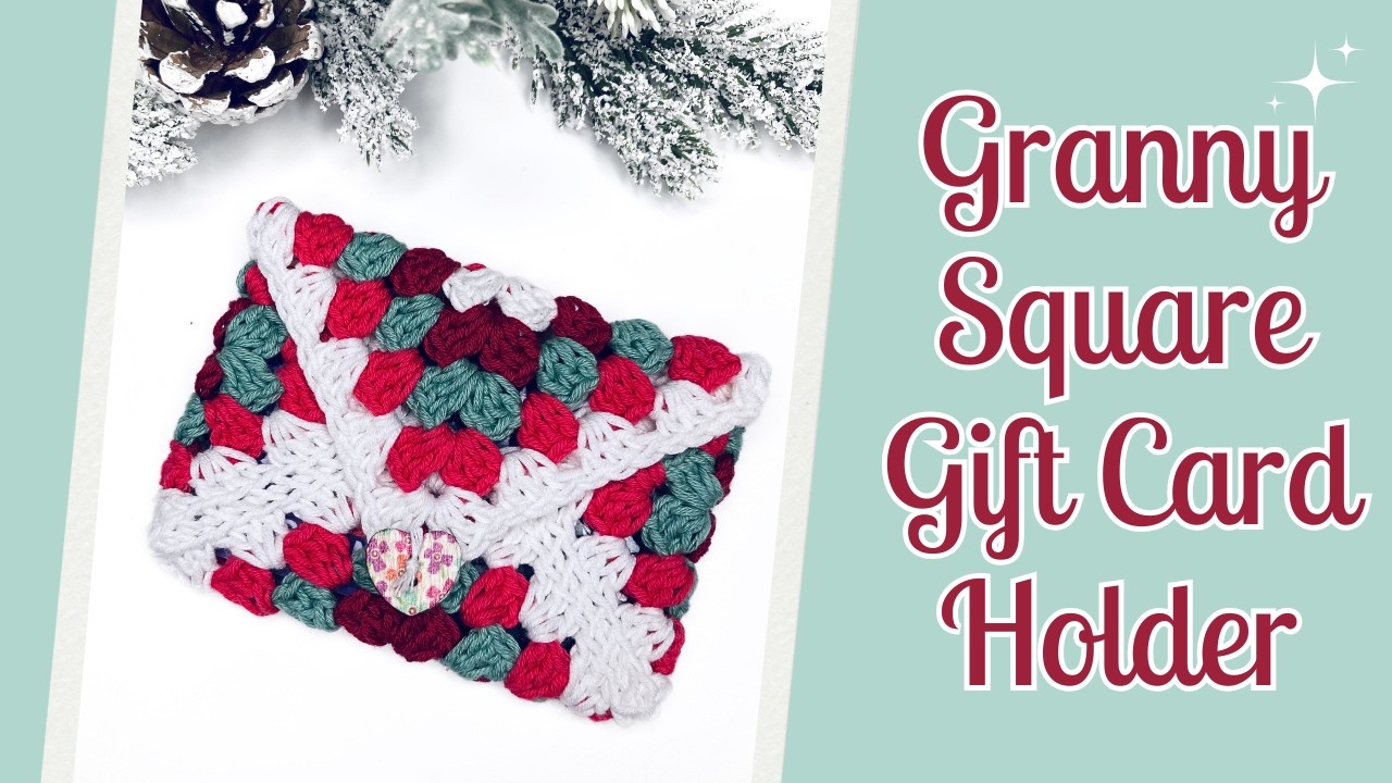 You Won't Believe How Easy It Is to Crochet a Gift Card Holder
