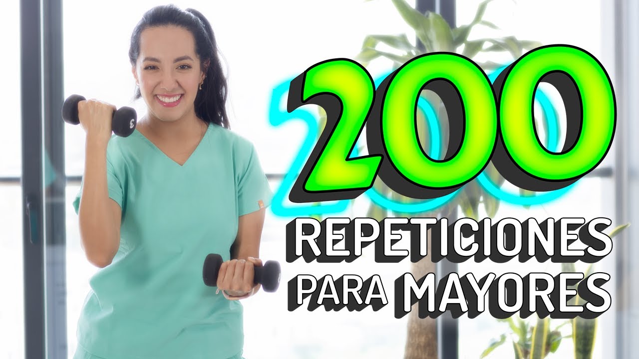 Reto 200 repeticiones de Brazo para ganar Músculo 💪 para Mayores