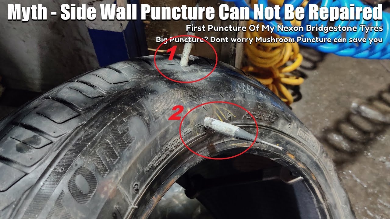 Myth - Side Wall Puncture Can not Be Repaired| #MashroomPunture