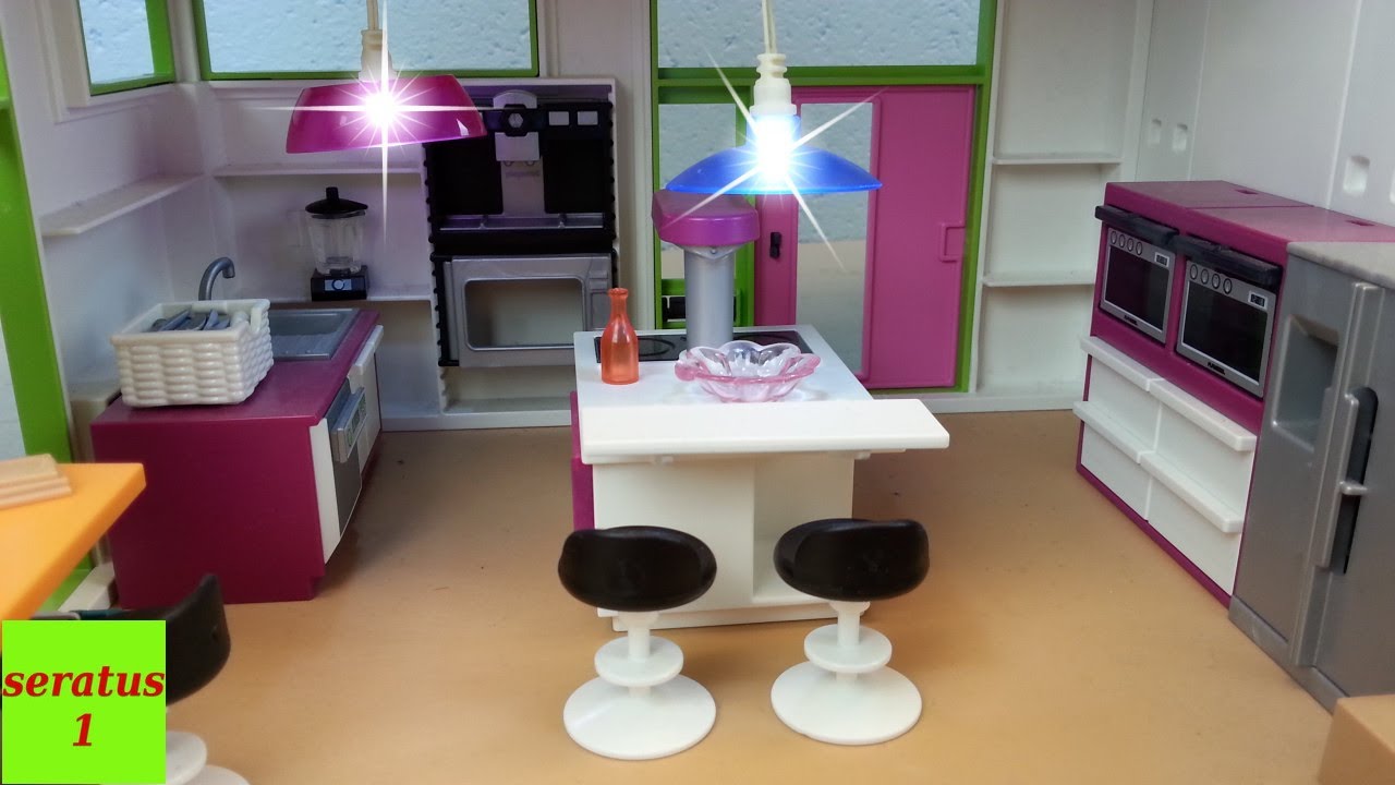 Beleuchtung für die Playmobil Luxusvilla 6354 auspacken seratus1