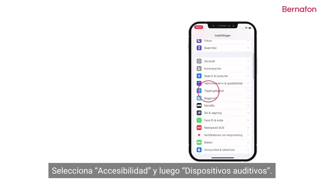 Cómo emparejar los audífonos Bluetooth Bernafon con un iPhone MP4