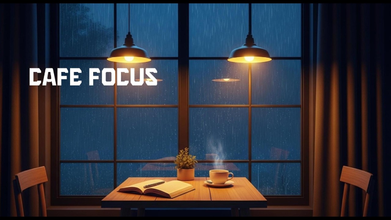 Rainy Café LoFi ☕🌧️ | 2 Hours Deep Focus & Study Music