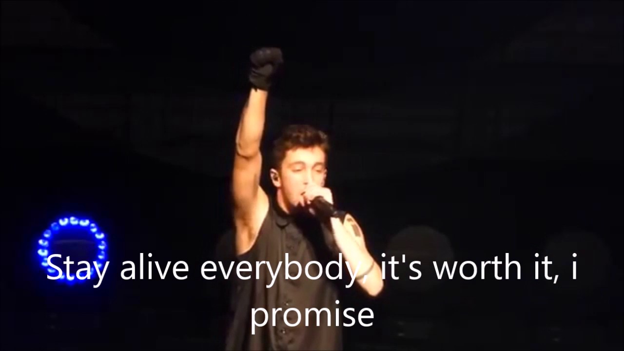 Tyler Joseph telling you not to kill yourself
