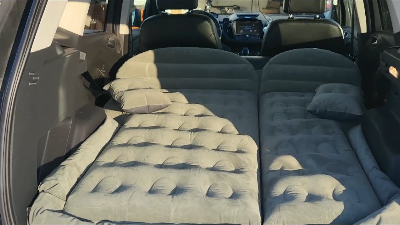 Надувной матрас SAYGOGO SUV для кемпинга, подушка для кровати - надувной утолщенный автомобильный...